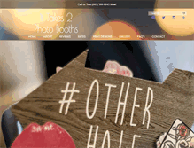 Tablet Screenshot of ittakes2photobooths.com